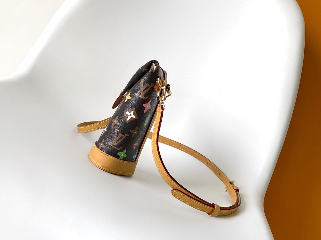 Louis Vuitton Murakami Monogram Multicolore Messenger Crossbody Bag