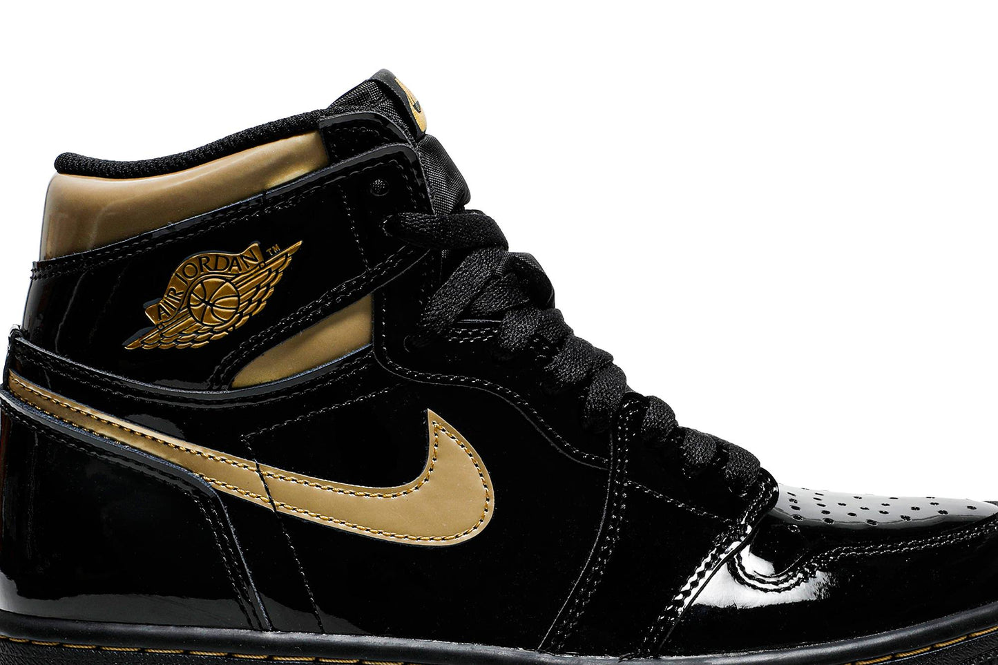 Air Jordan 1 Retro High OG 'Black Metallic Gold' 2020 555088-032