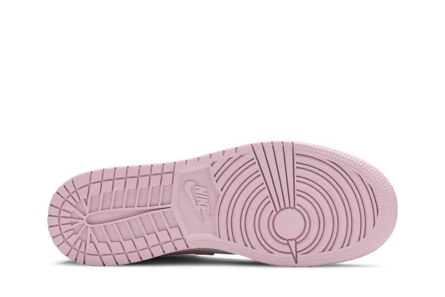( Grade School ) Air Jordan 1 Mid White Light Arctic Pink 555112-103