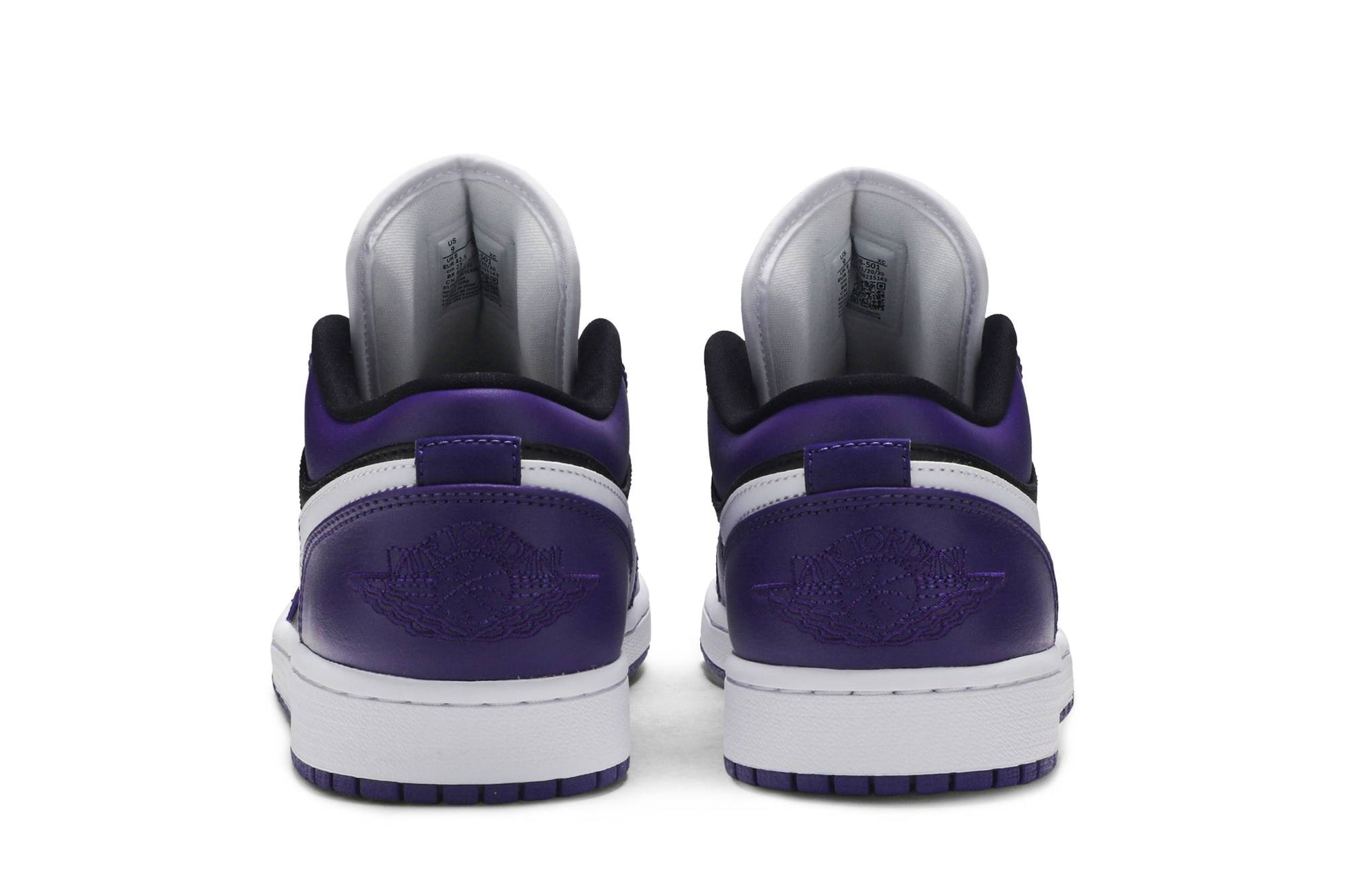 Air Jordan 1 Low Court Purple Black 553558-501