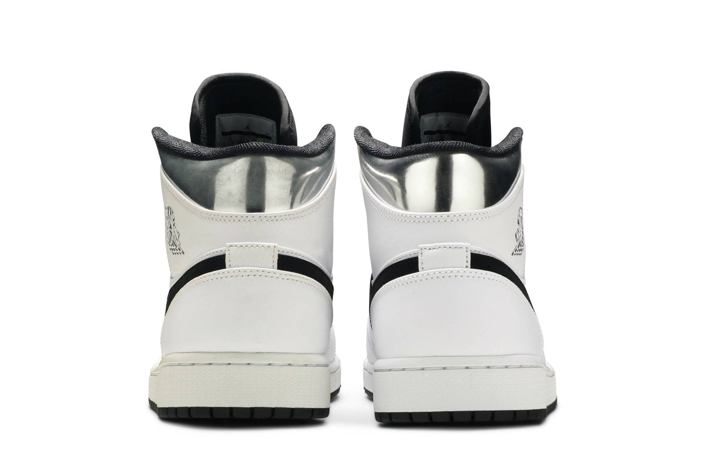 Air Jordan 1 Mid 'White Silver' 554724-121