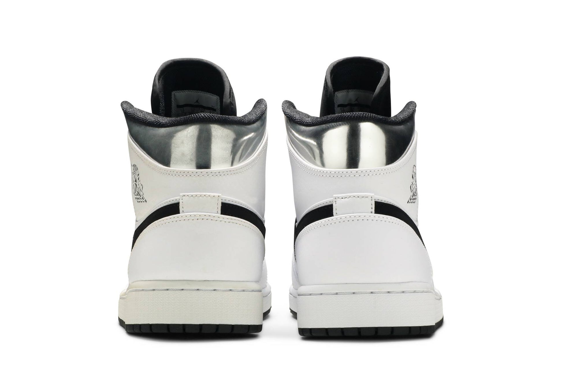 Air Jordan 1 Mid 'White Silver' 554724-121