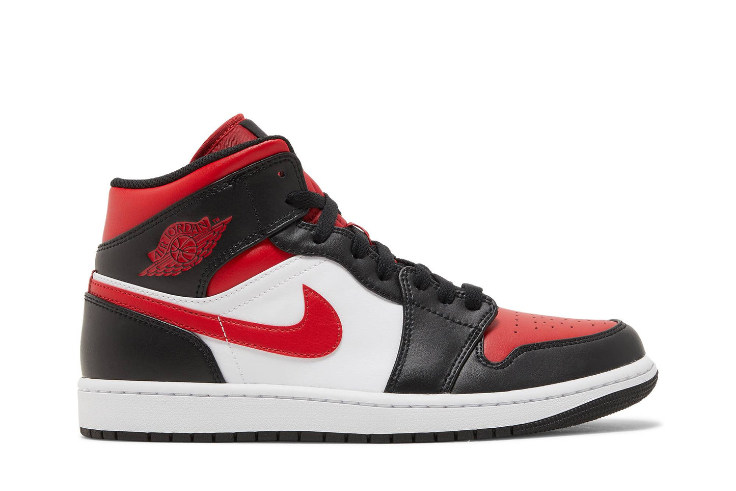 Air Jordan 1 Mid 'Bred Toe' ( 2022 ) 554724-079
