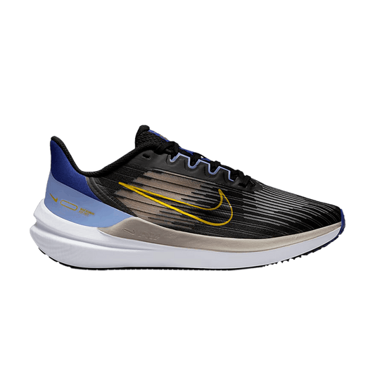 ( Women ) Nike Air Winflo 9 'Black Lapis Yellow' DD8686-003