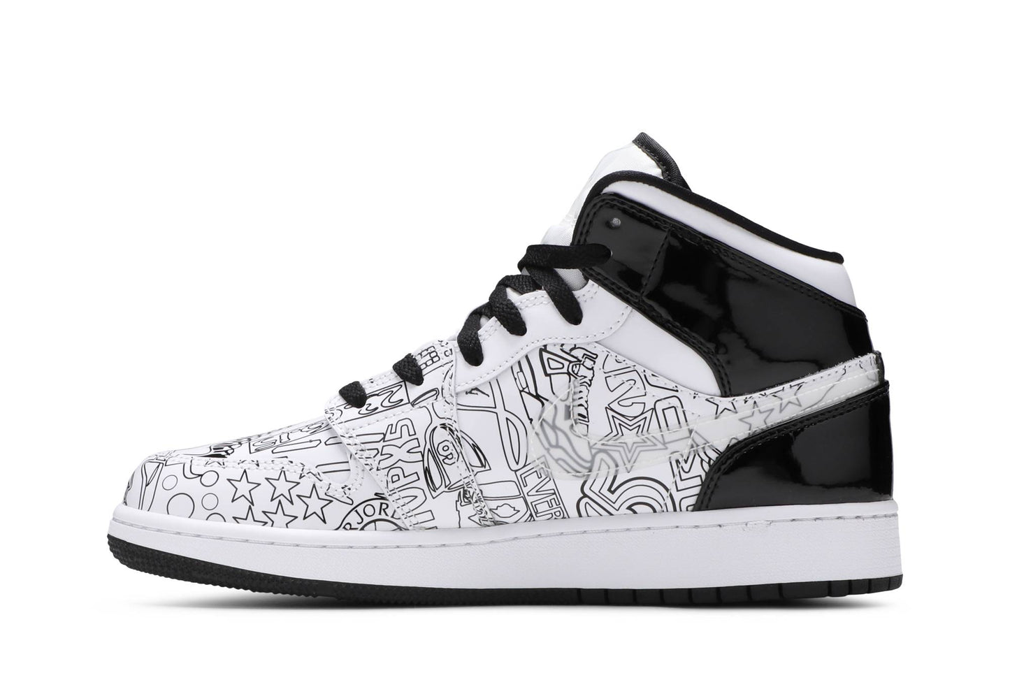 ( Grade School ) Air Jordan 1 Mid 'DIY' DC4099-100