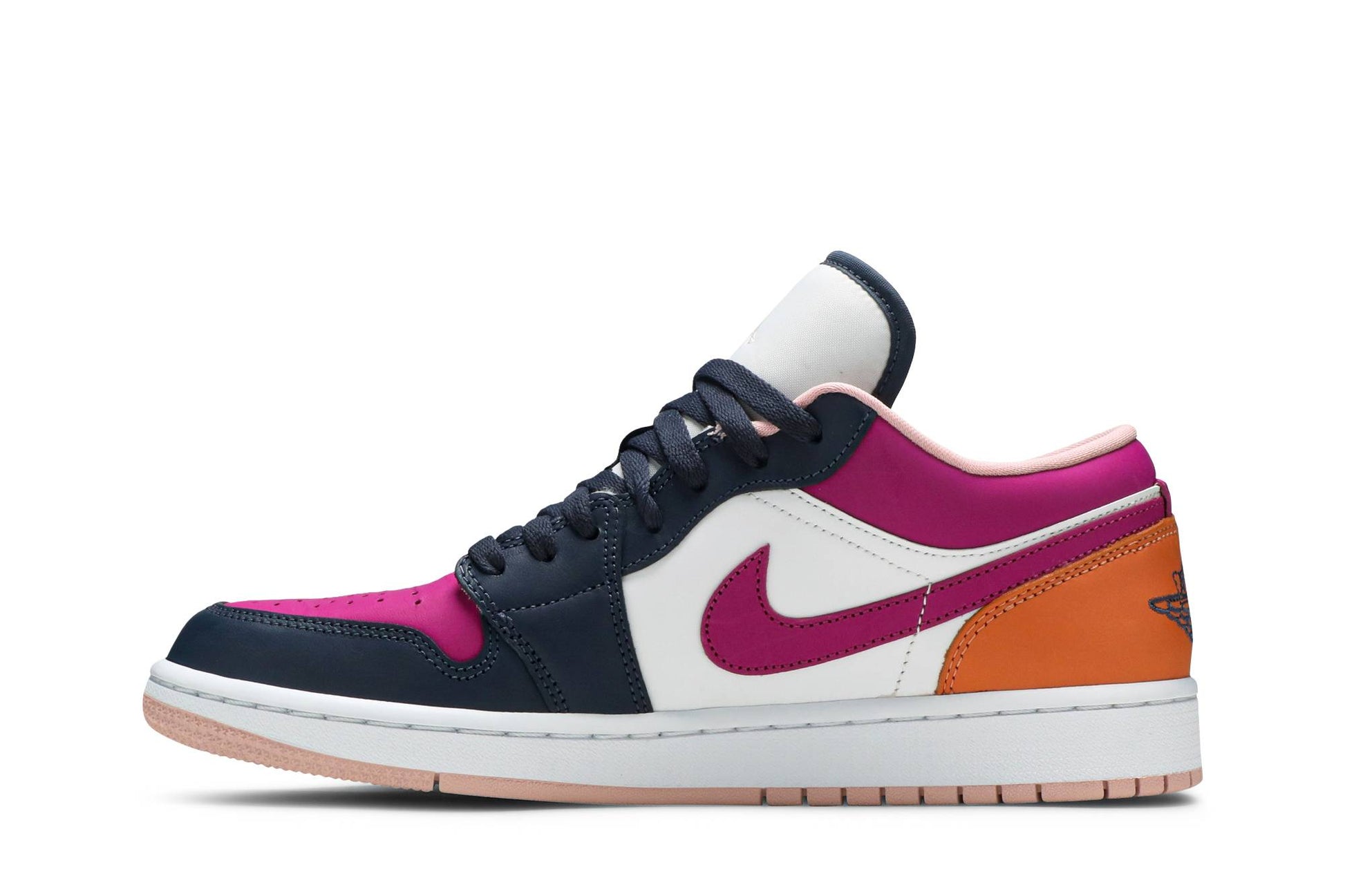 ( Women ) Air Jordan 1 Low SE 'Mismatched – Purple Magenta' DJ4342-400