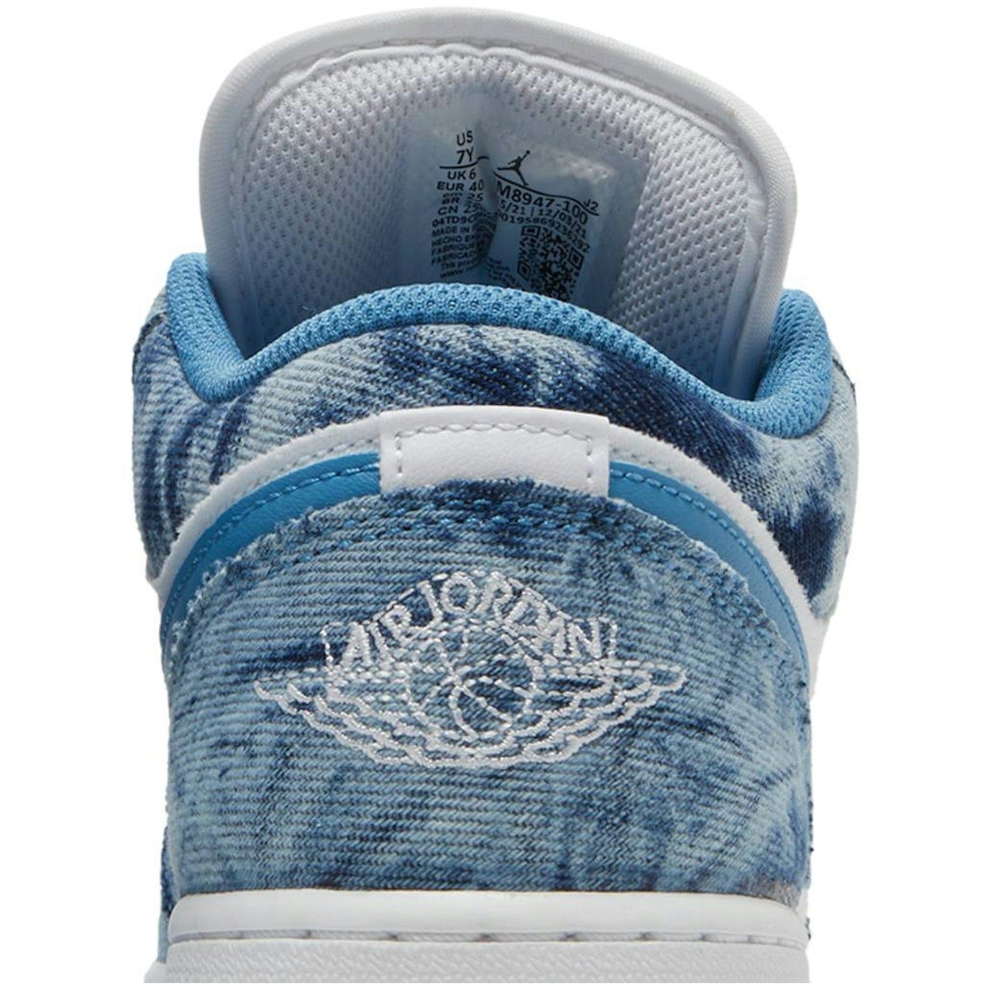 ( Grade School ) Air Jordan 1 Low 'Washed Denim' DM8947-100