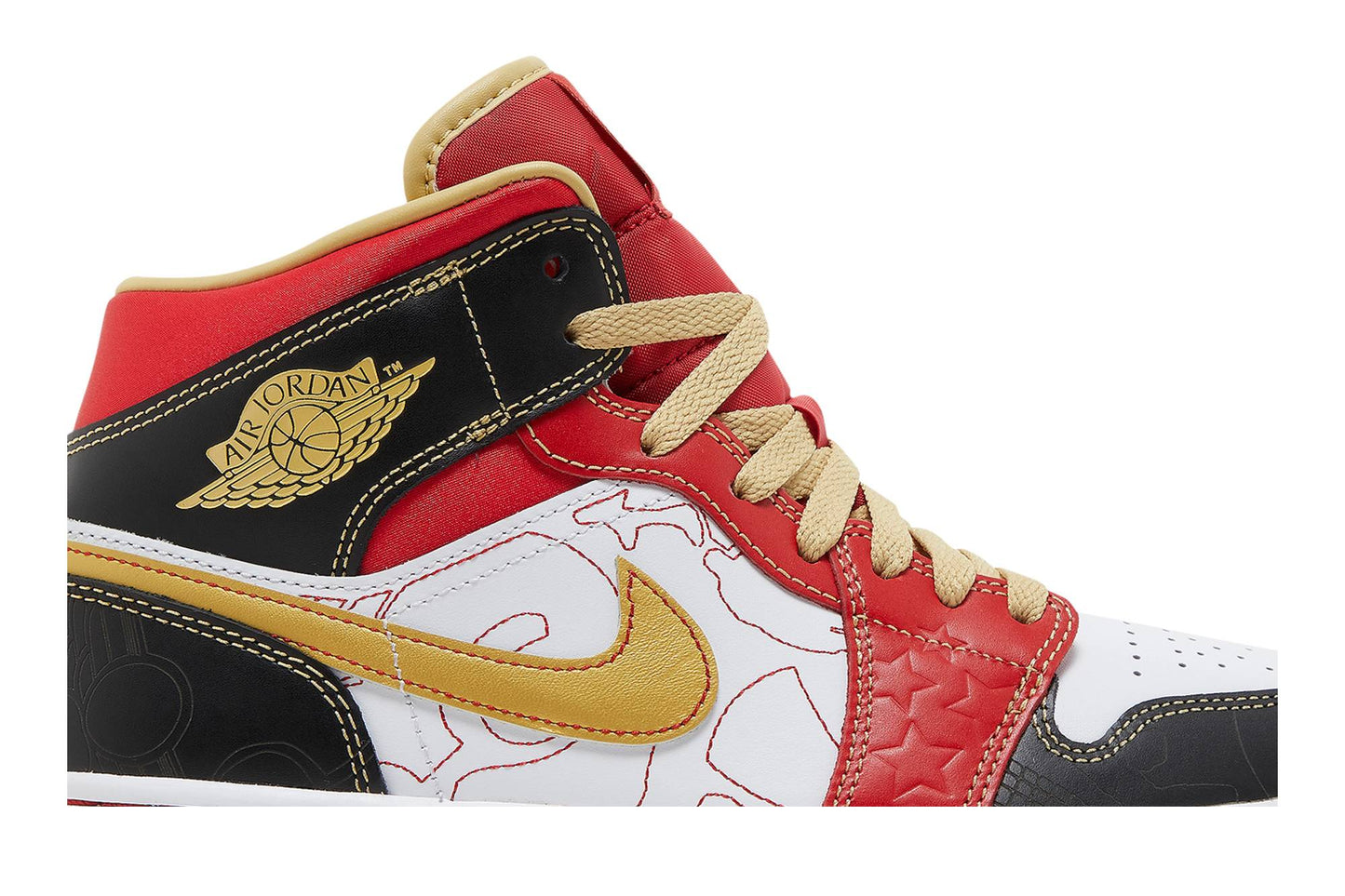 Air Jordan 1 Mid XQ 'White Black Sport Red' 2022 DV0576-176
