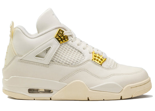 ( Women ) Air Jordan 4 Retro 'Metallic Gold' AQ9129-170