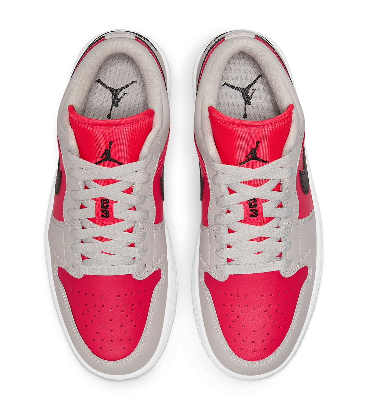 ( Women ) Air Jordan 1 Low 'Light Iron Ore Siren Red' DC0774-060
