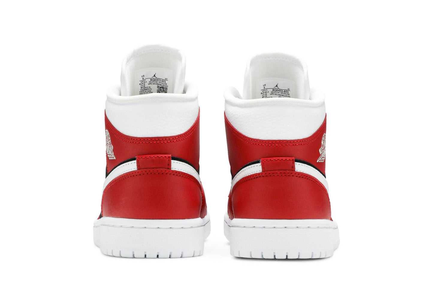 ( Women ) Air Jordan 1 Mid 'Gym Red Black' BQ6472-601