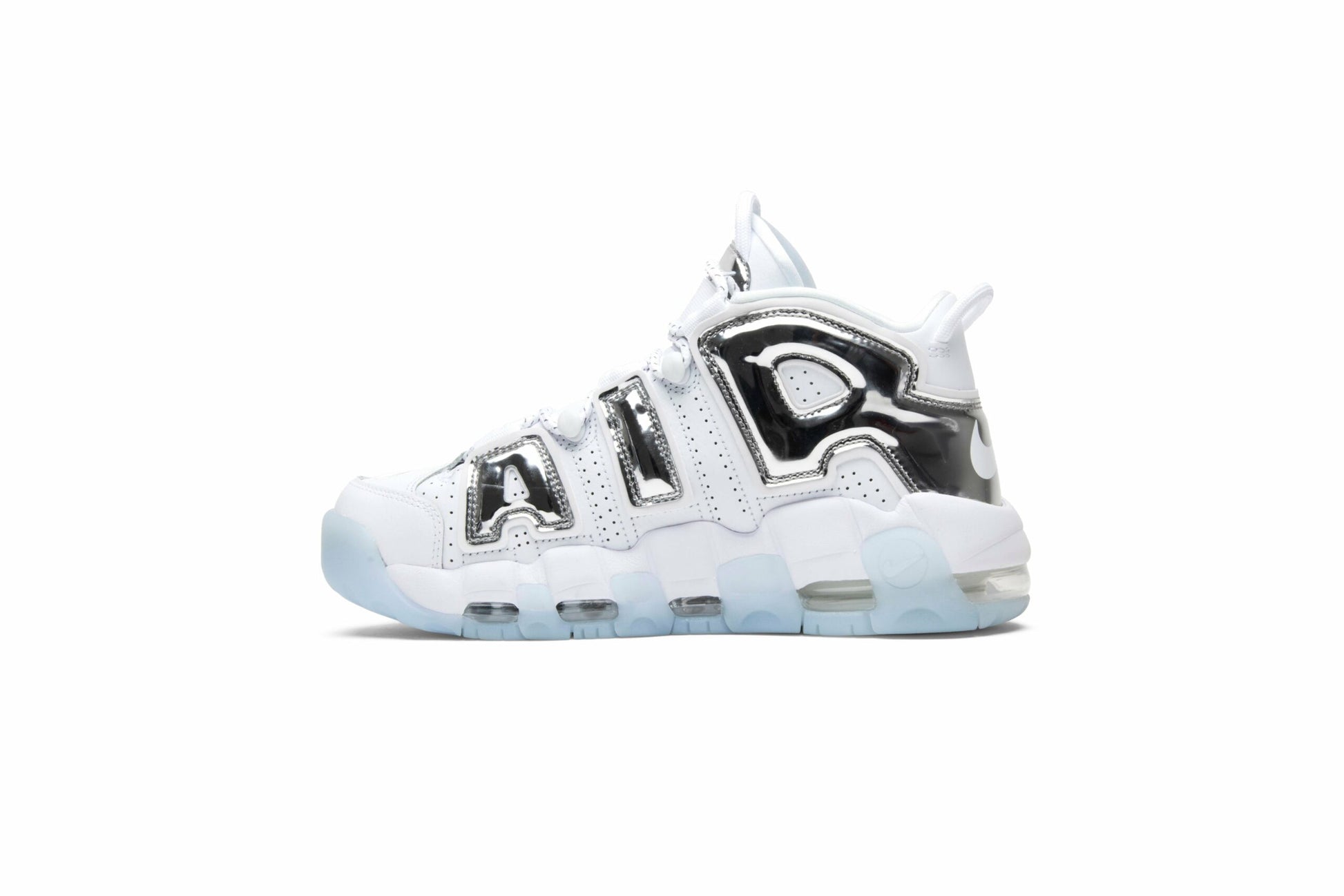 ( Women ) Nike Air More Uptempo Chrome 917593-100
