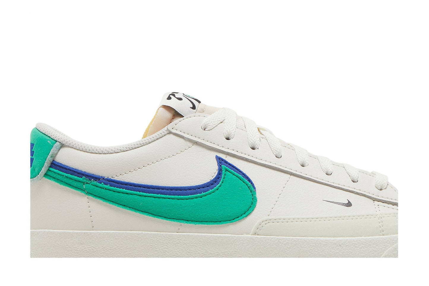 Nike Blazer Low 72 Double Swoosh 'Sail Green Blue' DO9777-001