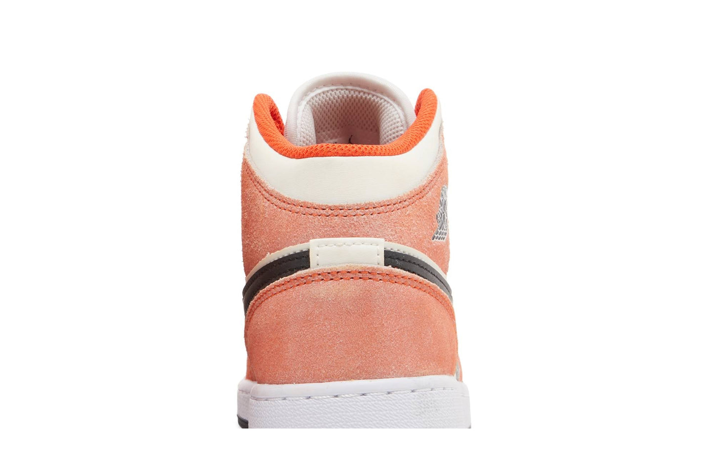 ( Grade School ) Air Jordan 1 Mid Orange Suede DV1336-800