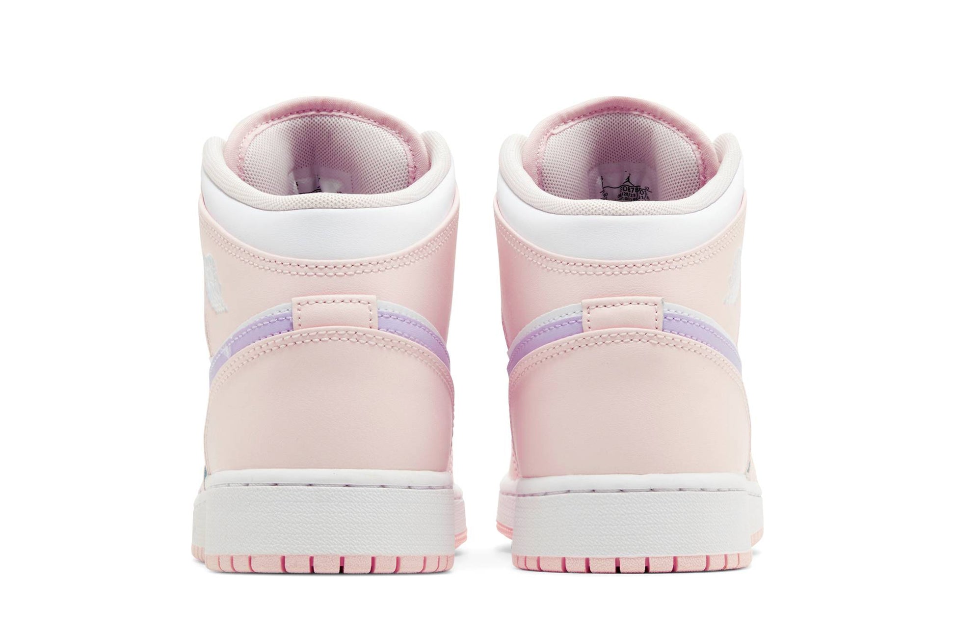 ( Youth ) Air Jordan 1 Mid Pink Wash FD8780-601