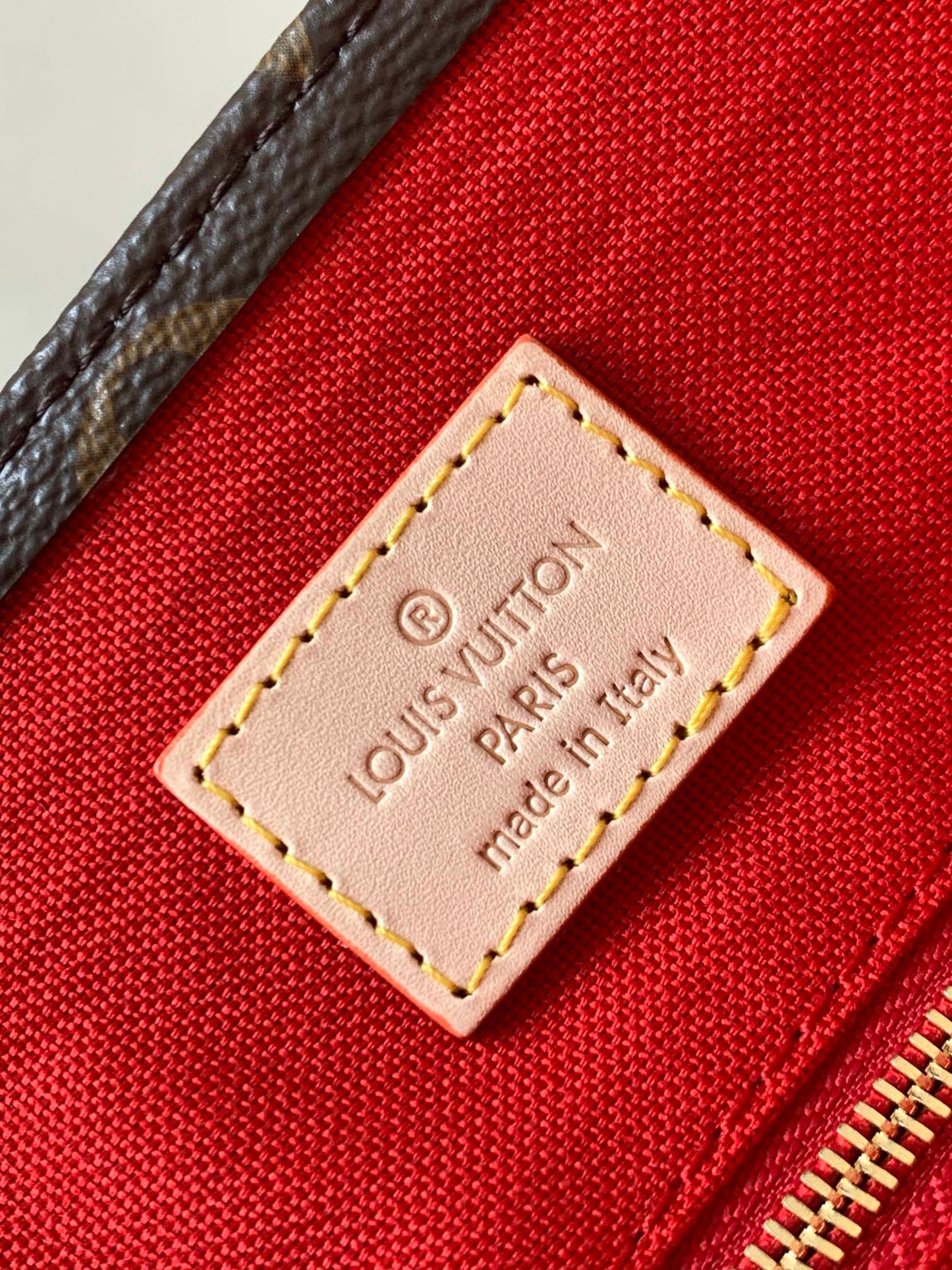 Louis Vuitton Classic Brown Monogram Canvas Square Tote Bag with Shoulder Strap