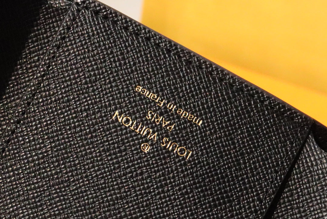 Louis Vuitton Classic Brown Monogram Leather Envelope Trifold Wallet for Women
