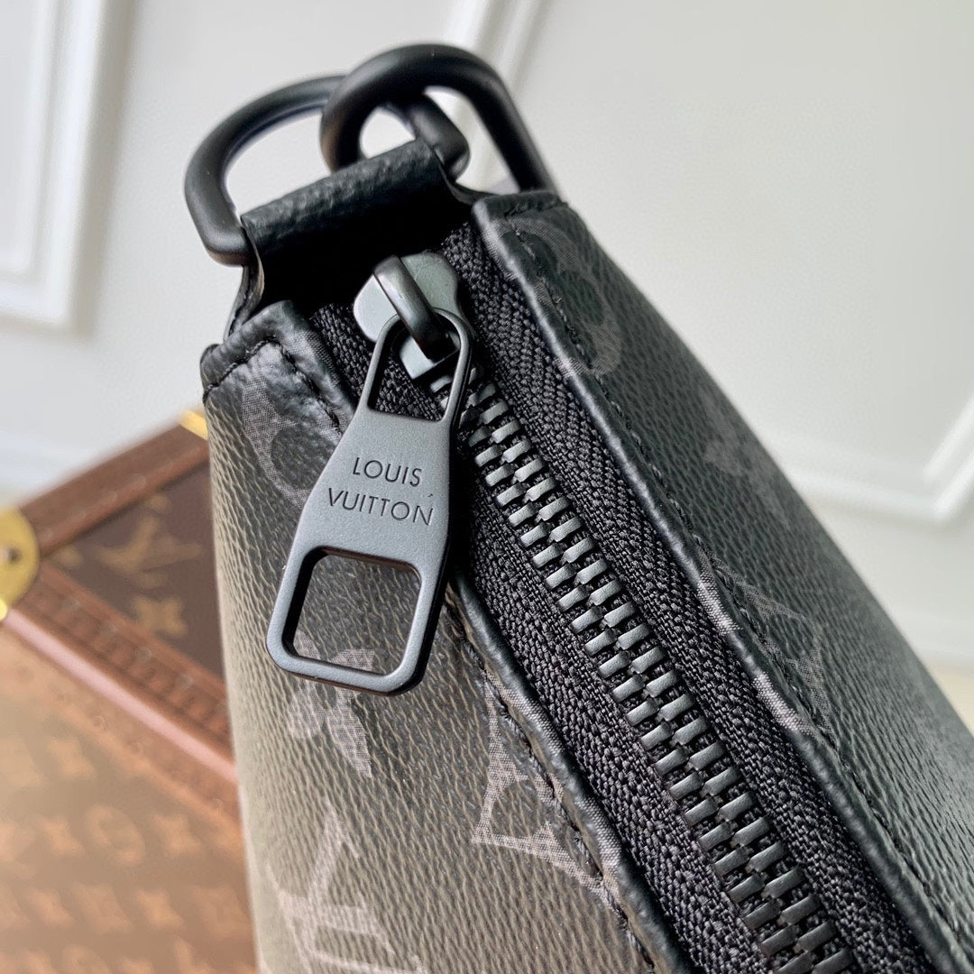 Louis Vuitton Monogram Eclipse Messenger Bag - Men's Crossbody Bag